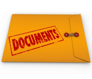 Documents Sealed Yellow Envelope Important Devliery Records